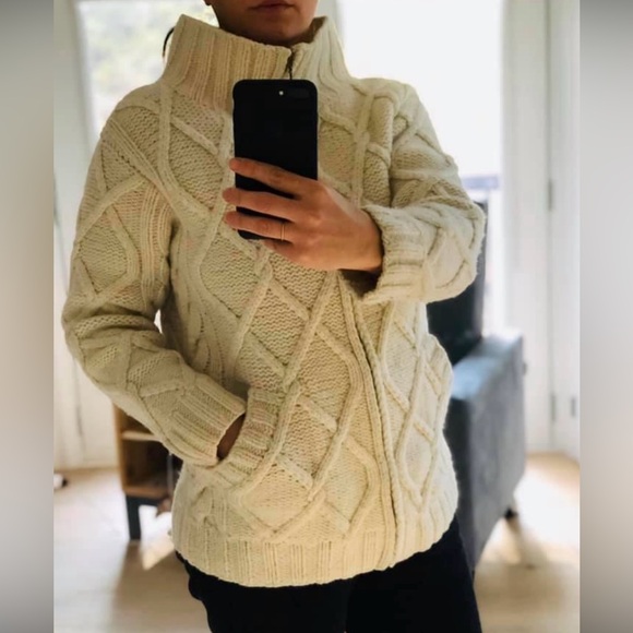 Unisex Carraigdon Ireland Vintage Wool Jacket/Sweater M/L fit Ladies - Picture 2 of 5